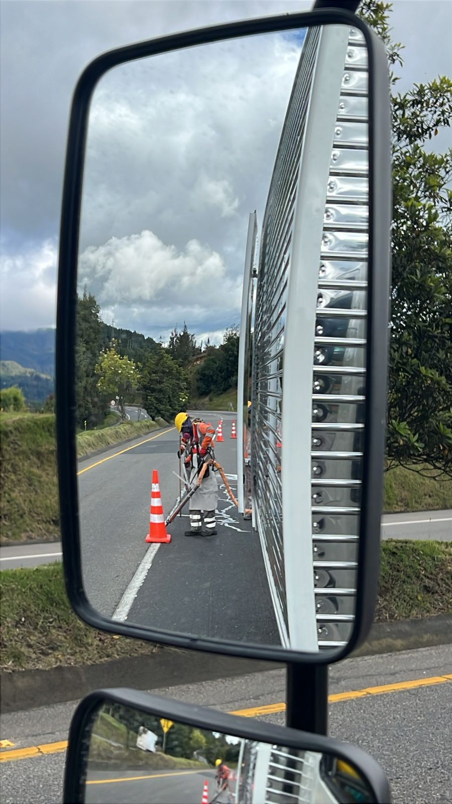 Operación TR4K vista desde furgón en BTS Autovia
